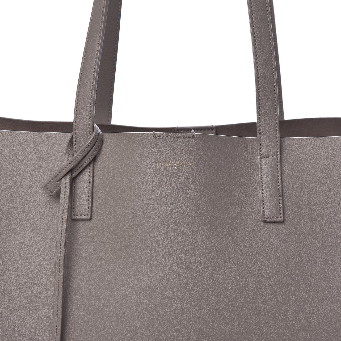 Calfskin Large Shopping Tote Fog
