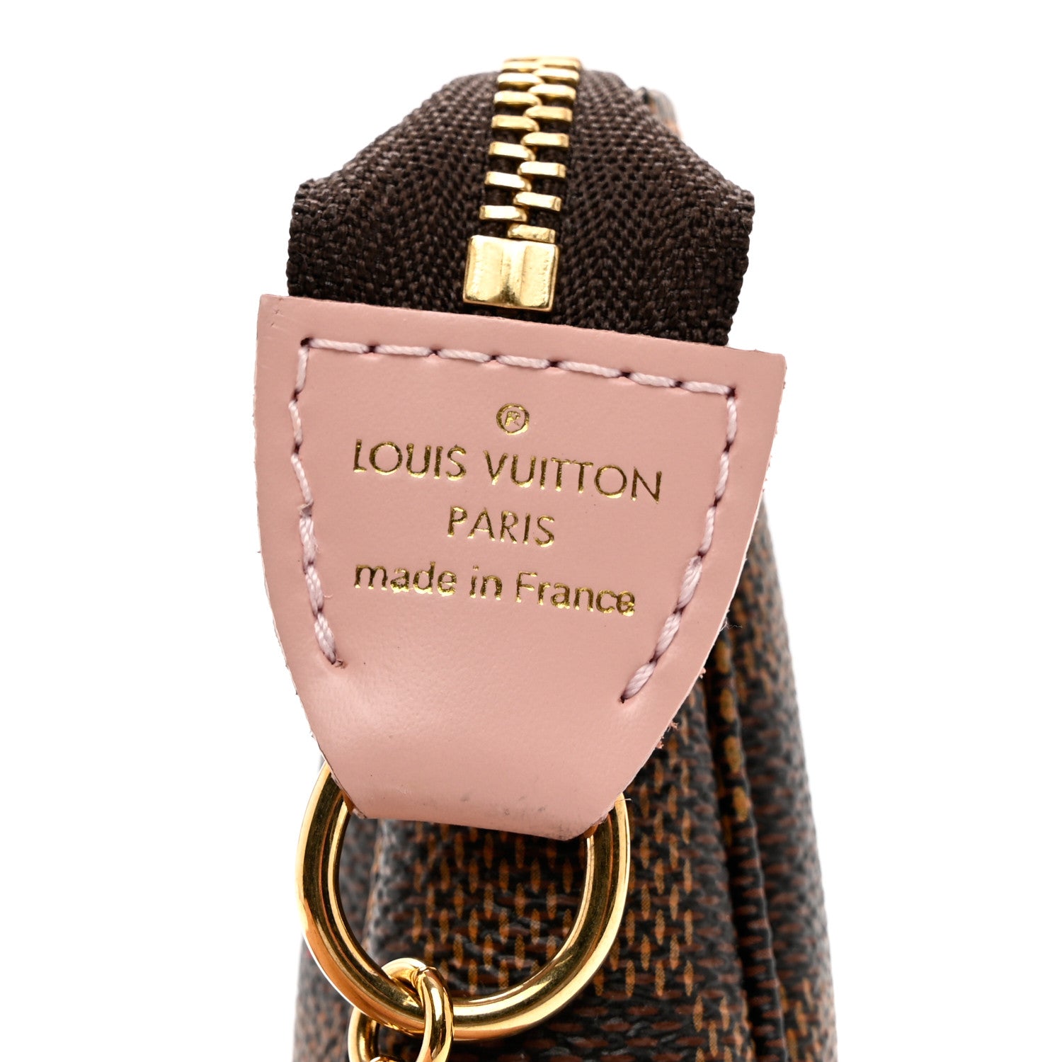 Louis Vuitton Damier Ebene 2020 Christmas Animation Big Wheel Mini Pochette Accessories Rose Ballerine 7 of 7