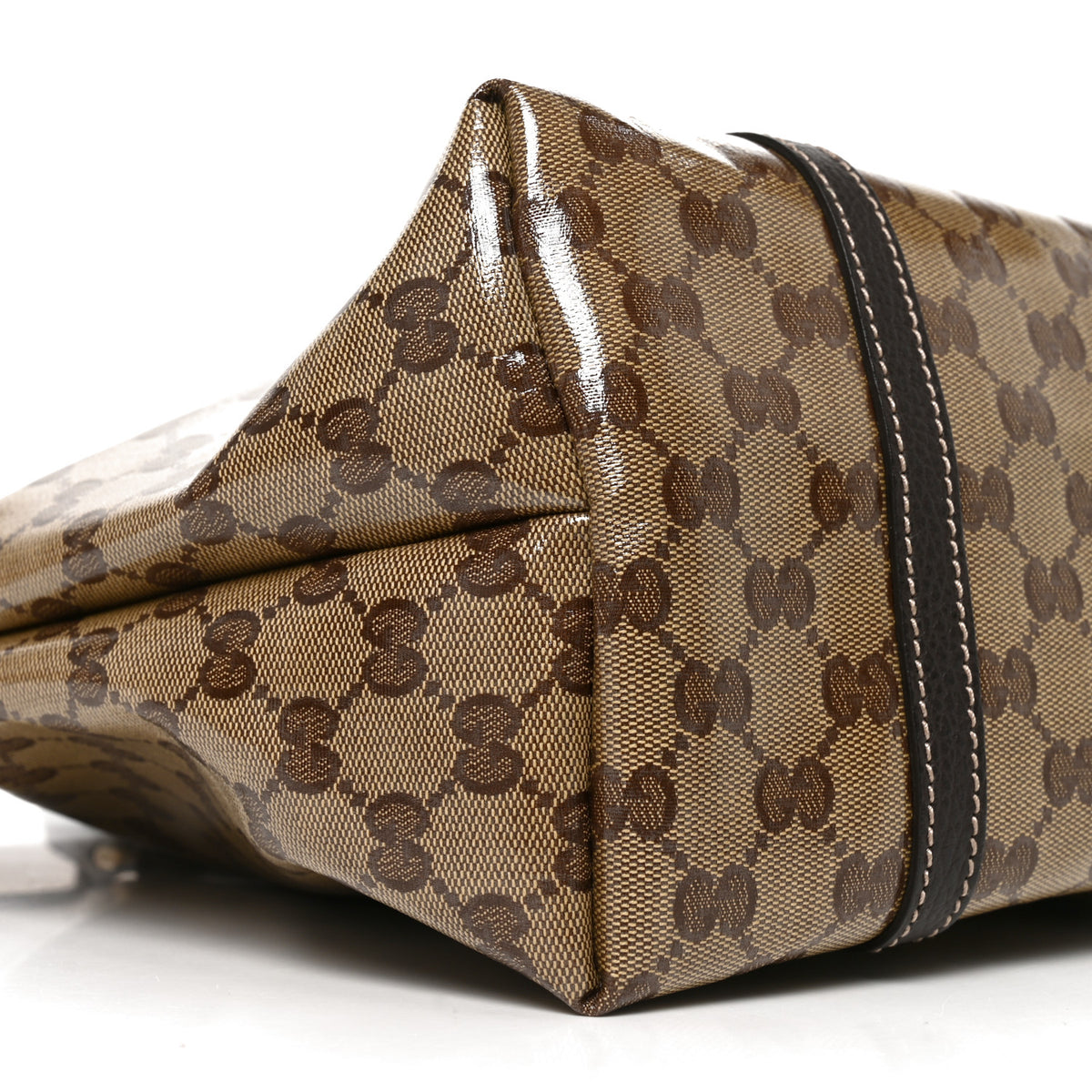 Crystal Monogram Medium Joy Tote Beige Ebony Testa di Moro