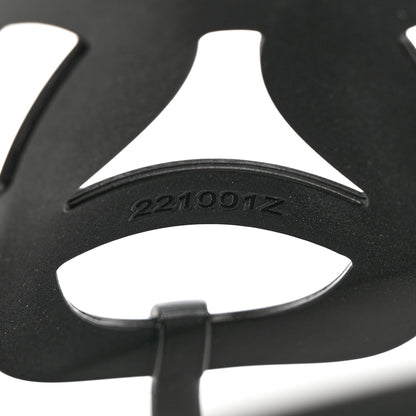 Hermes Rubber Womens Egerie Sandals 39 Black 6 of 8