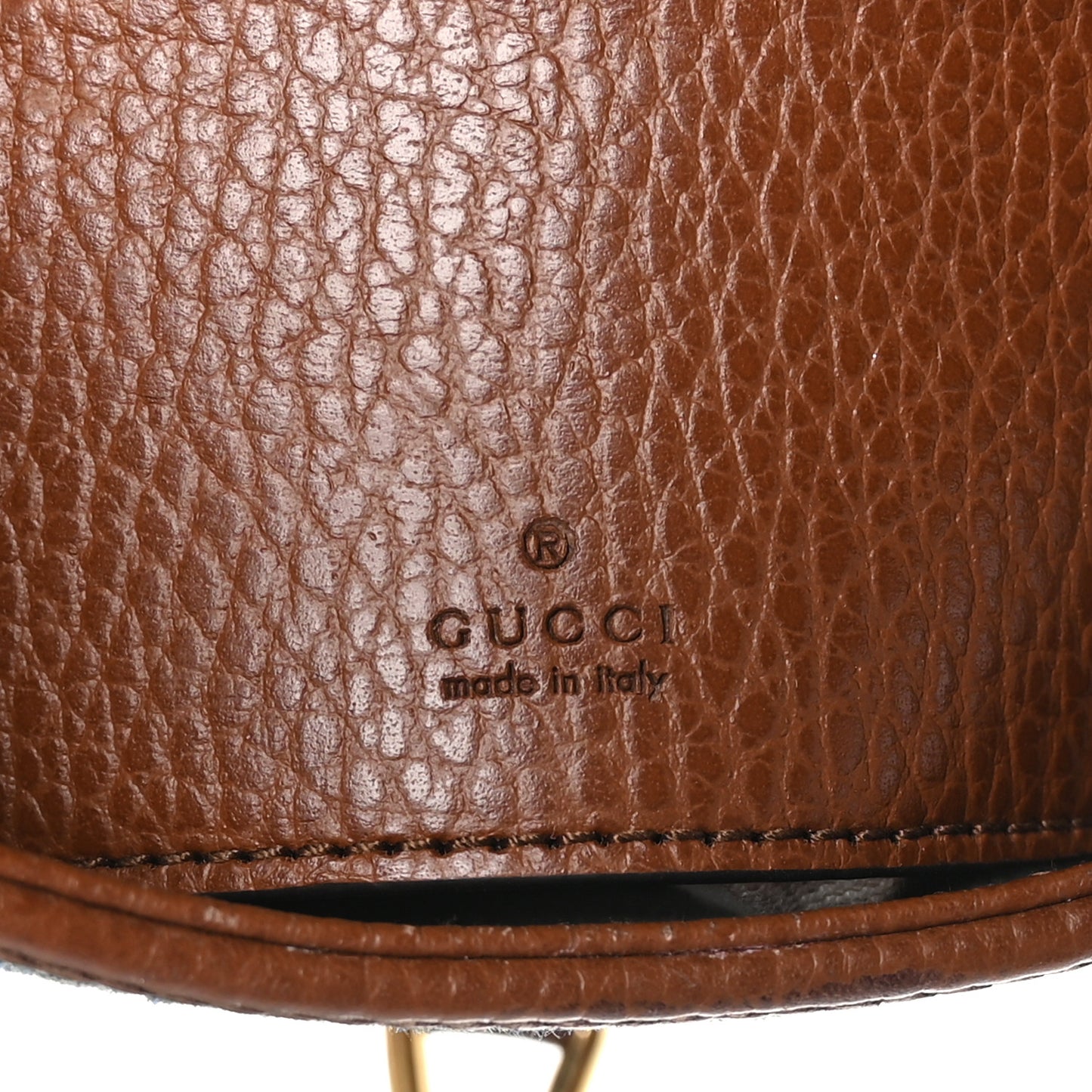 New Denim GG Monogram Calfskin Mini Jackie 1961 Hobo Blue Tea Cuir