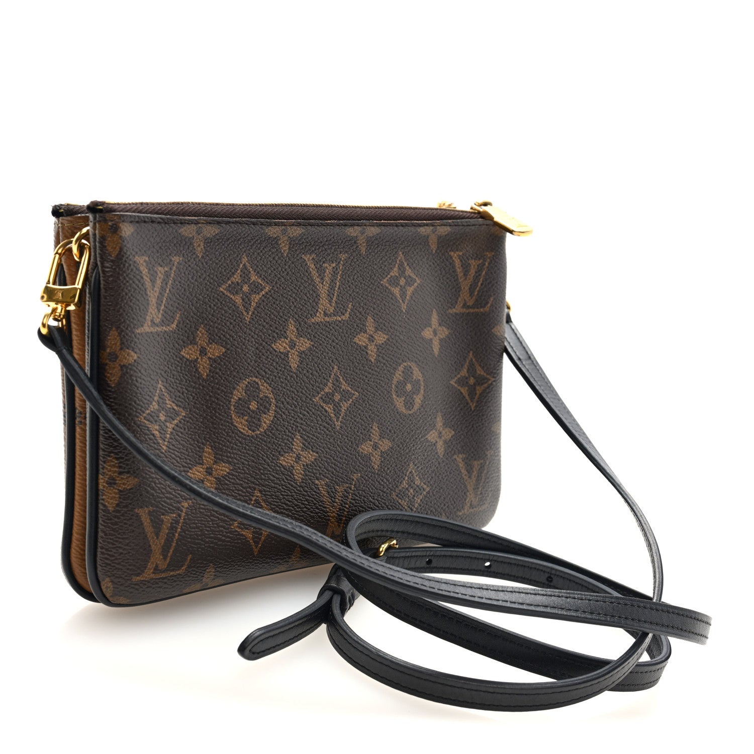 Louis Vuitton Reverse Monogram Giant Double Zip Pochette 3 of 10
