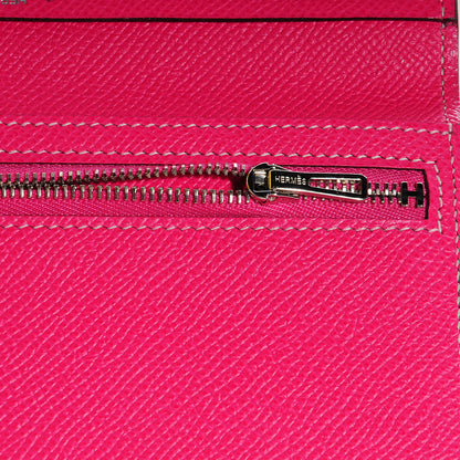 Hermes Epsom Bearn Wallet Rose Tyrien 8 of 10