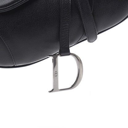 Christian Dior Calfskin Saddle Bag Black 10 of 10
