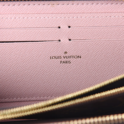 Louis Vuitton Monogram Clemence Wallet Rose Ballerine 5 of 6