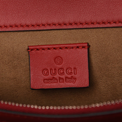 Gucci GG Supreme Monogram Arabesque Small Dionysus Shoulder Bag Hibiscus Red 6 of 7