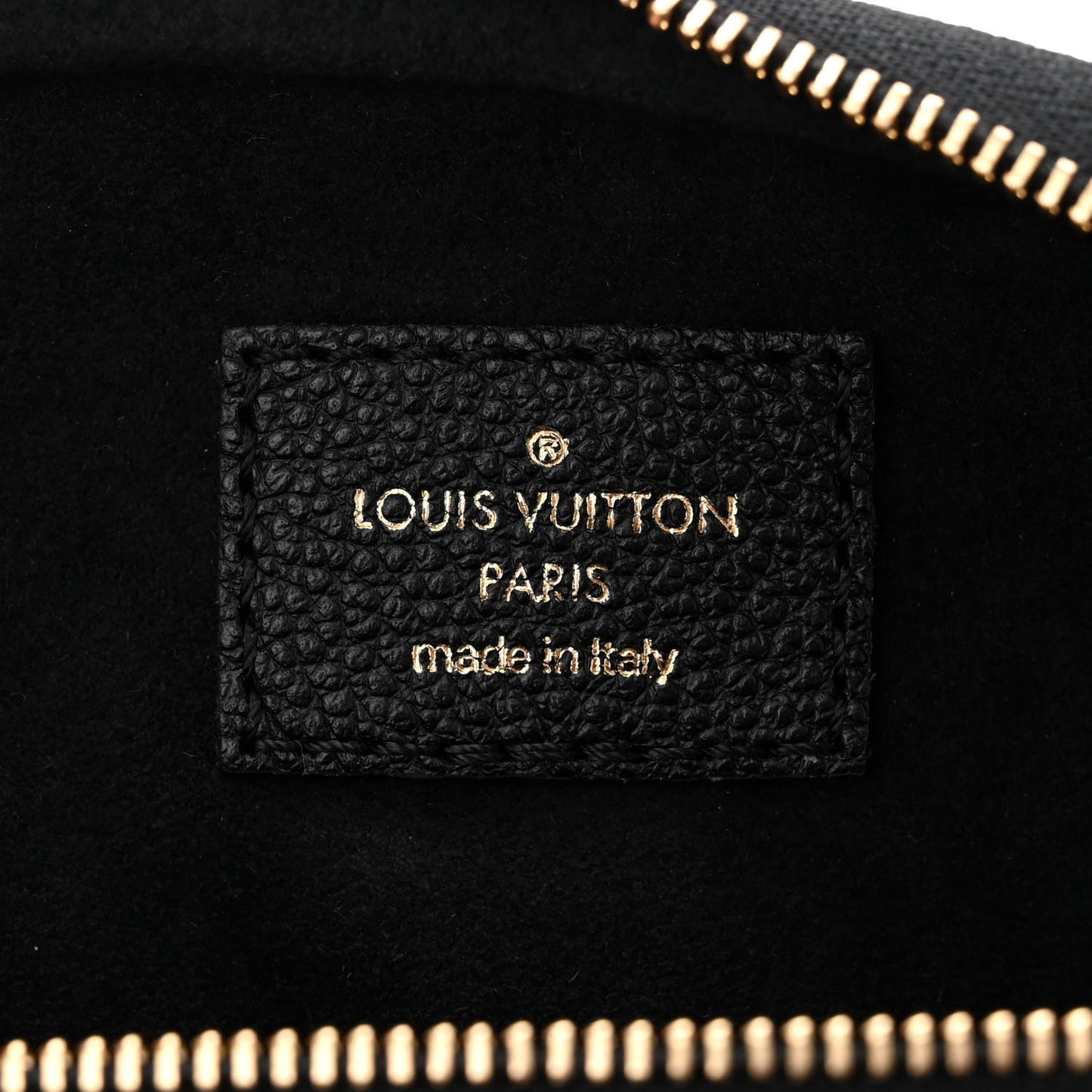 LOUIS VUITTON Empreinte Mini Bumbag Black