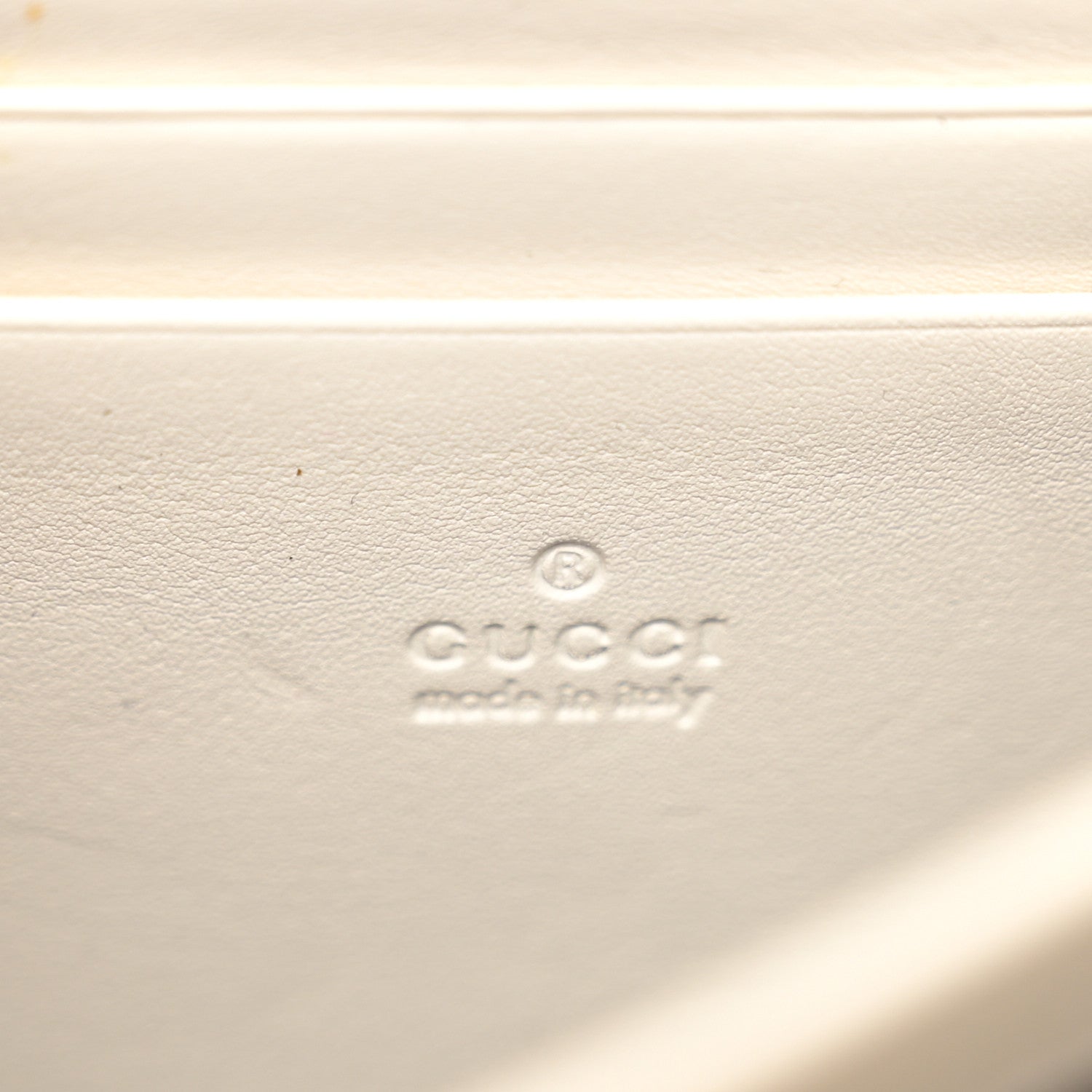 Gucci Calfskin Matelasse GG Marmont Chain Wallet Mystic White 6 of 11