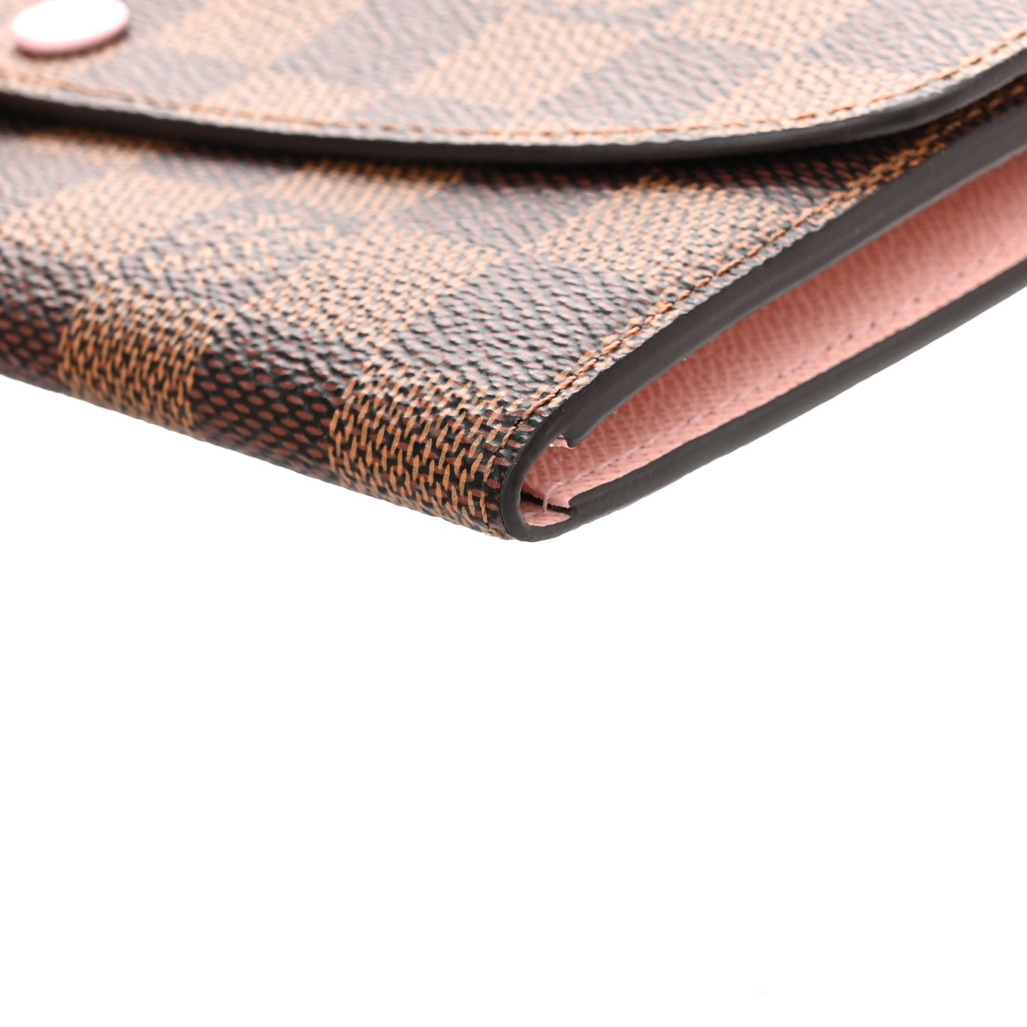 Damier Ebene Emilie Wallet Rose Ballerine