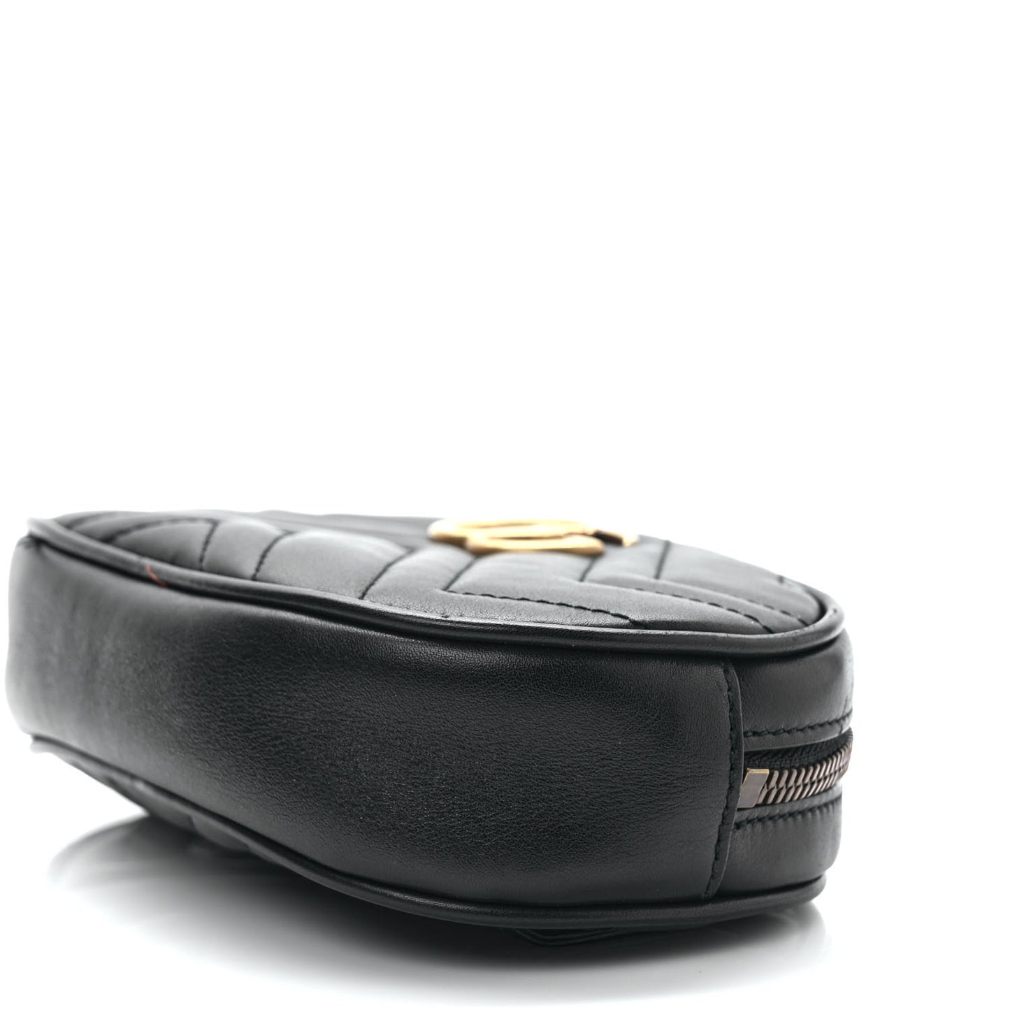 Calfskin Matelasse GG Marmont Belt Bag 85 34 Black