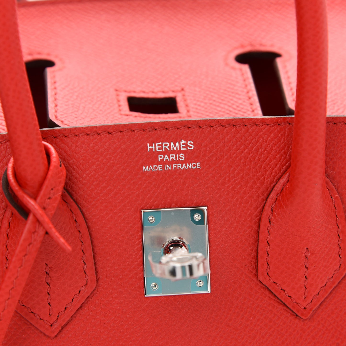 Epsom Birkin Sellier 25 Rouge De Coeur