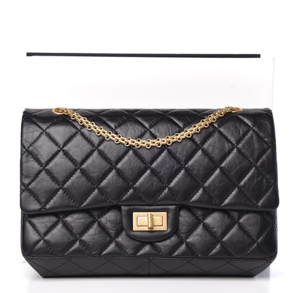 Chanel Aged Calfskin Quilted 2.55 Reissue 227 Flap Black 9 of 9