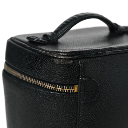 Chanel Caviar Vanity Cosmetic Case Black 10 of 11