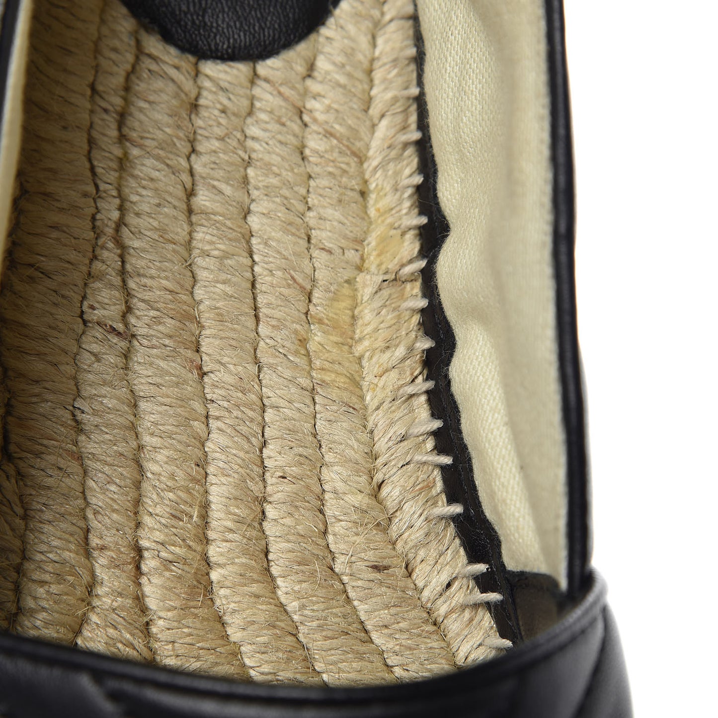 Nappa Matelasse GG Marmont Espadrilles 40 Black