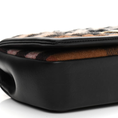 Burberry Check Cashmere Small Lola Bag Black 8 of 10