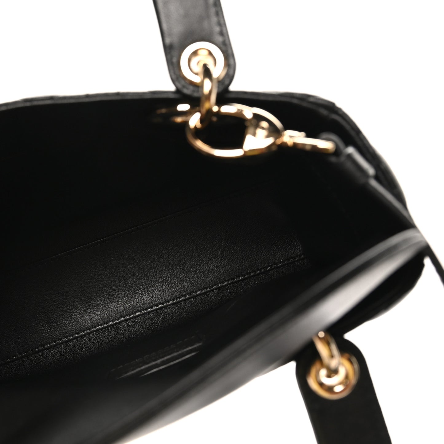 Lambskin Cannage Small My ABCDior Lady Dior Black