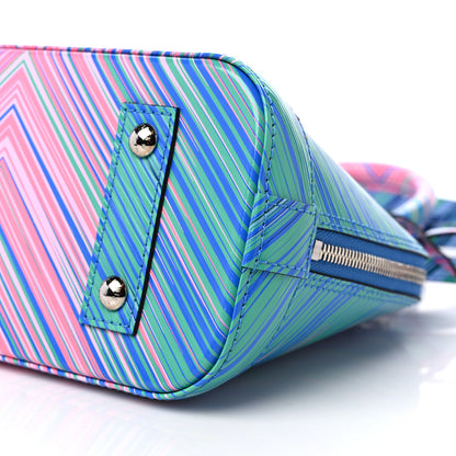 Louis Vuitton Epi Tropical Alma BB Blue Rose 8 of 8
