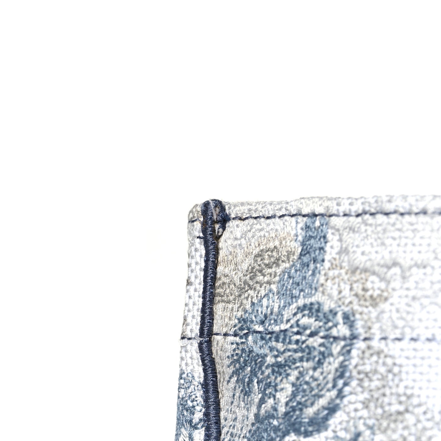 Gradient Canvas Embroidered Large Dioriviera Toile De Jouy Book Tote Blue