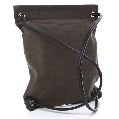 Hermes Herringbone Canvas Swift Maline Bag Kaki Ebene 3 of 9