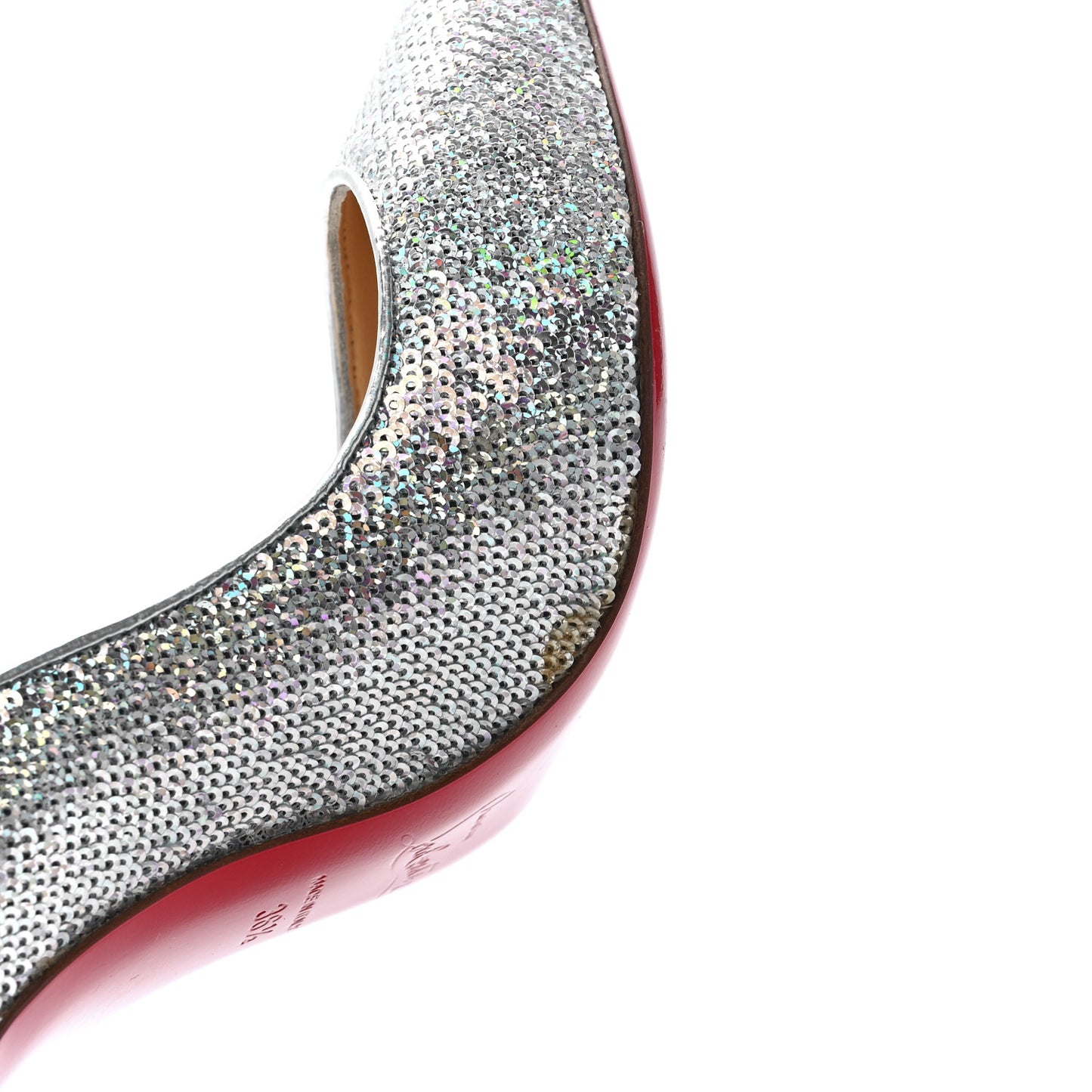 Paillettes Hotfix Specchio Pigalle Follies 100 Pumps 36.5 Silver