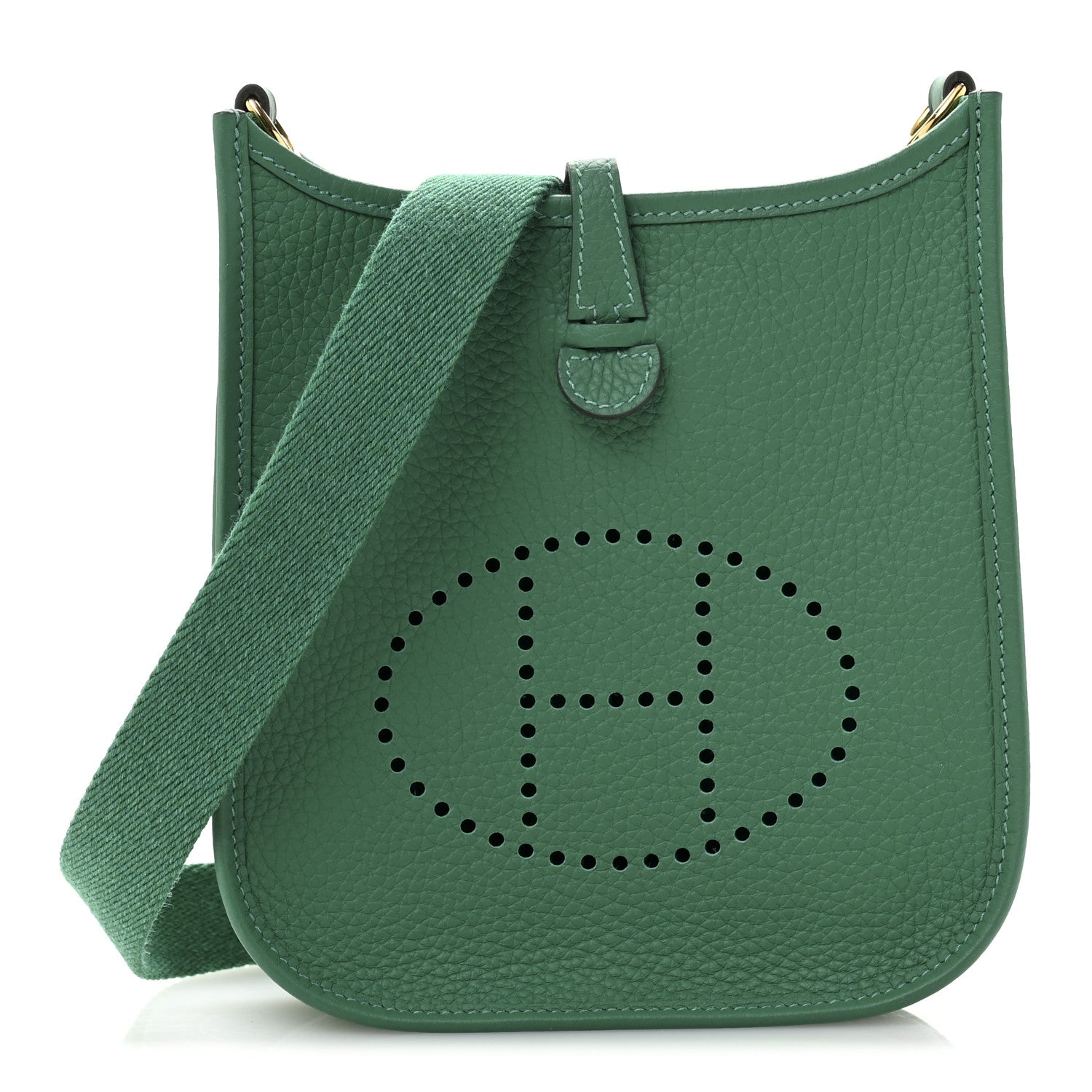 Hermes Taurillon Clemence Evelyne TPM Vert Vertigo 1 of 11