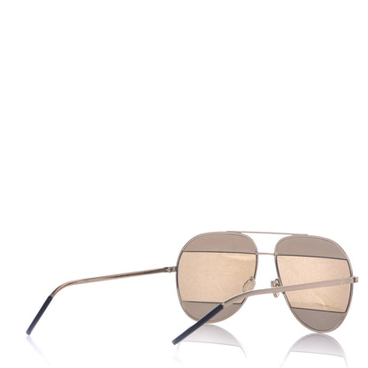 Christian Dior Split 1 Aviator Sunglasses Gold 4 of 7