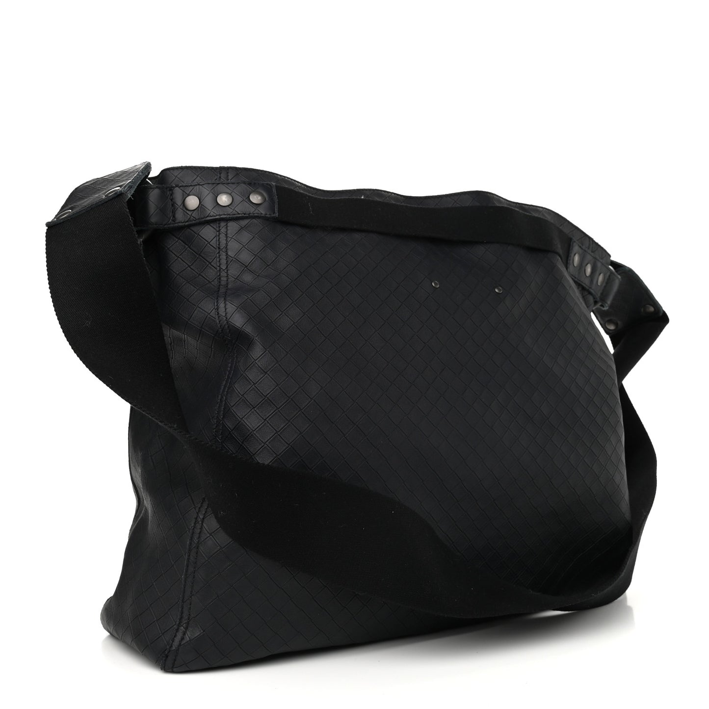 Calfskin Intrecciomirage Tote Black