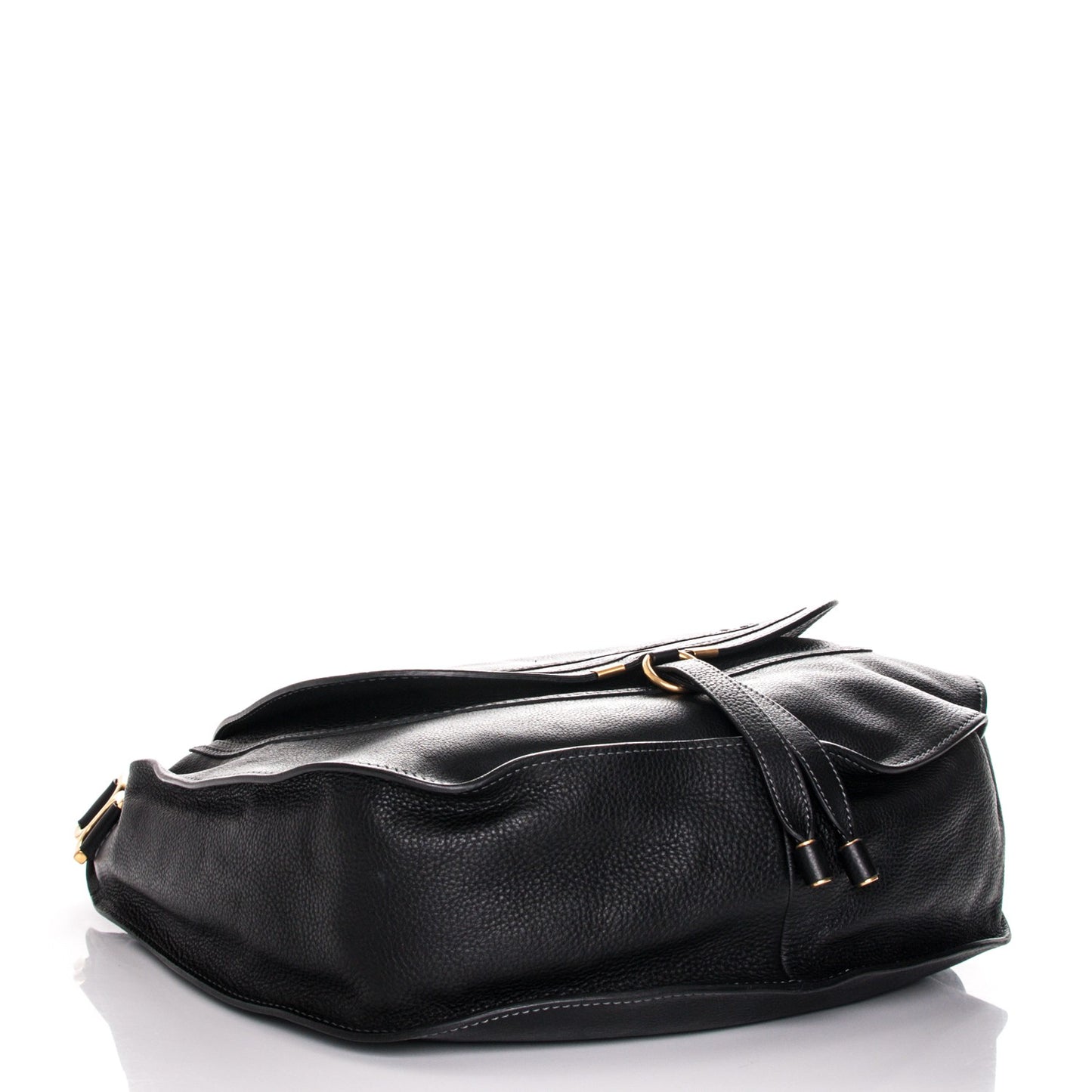 Calfskin Large Marcie Hobo Black