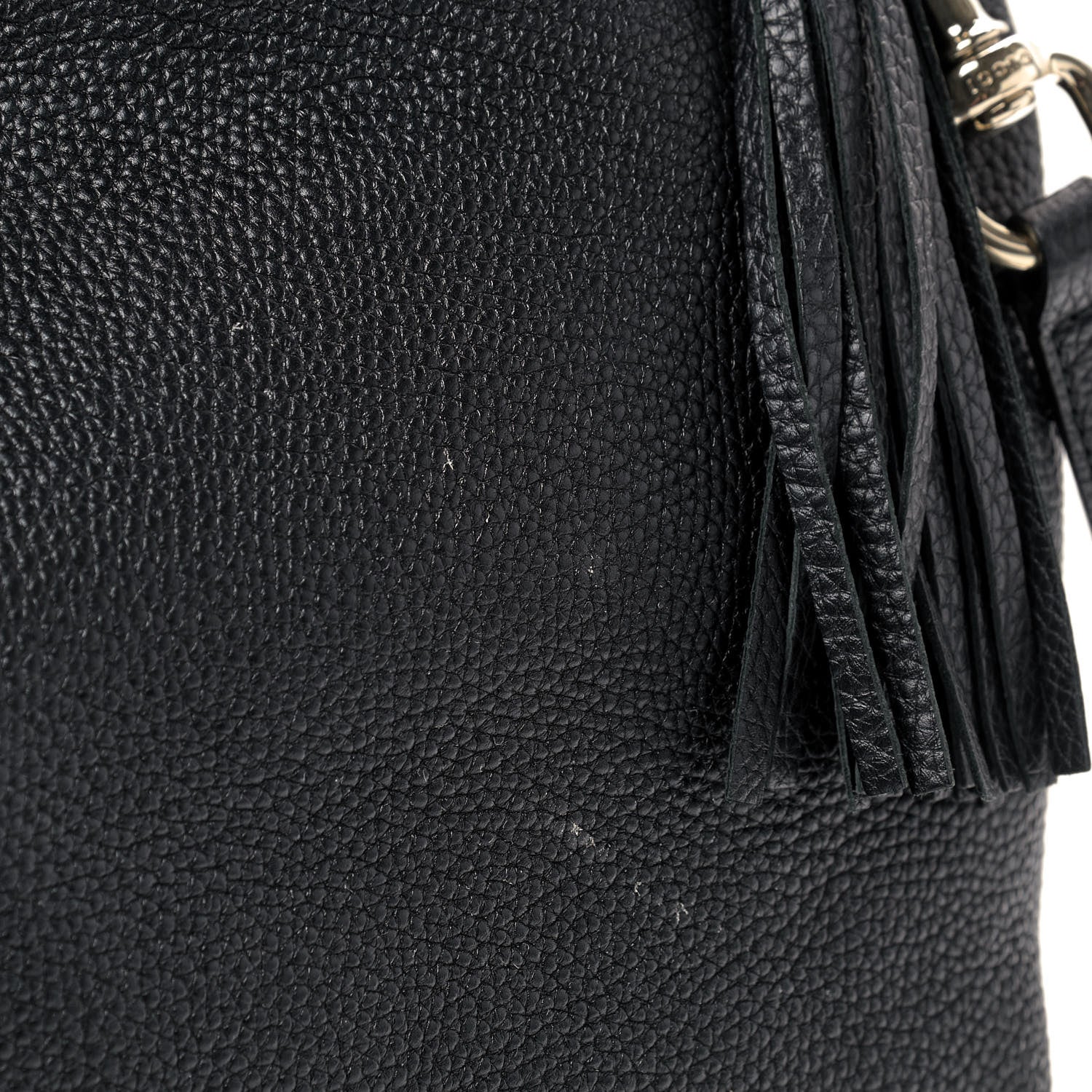 Gucci Pebbled Calfskin Large Soho Hobo Black 10 of 11