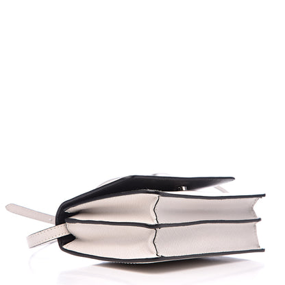 Prada Saffiano Lux Flap Wallet With Strap Talco 4 of 13