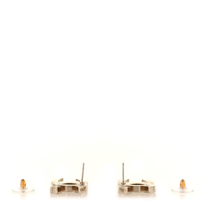 Chanel Crystal Mini CC Earrings Gold 3 of 4