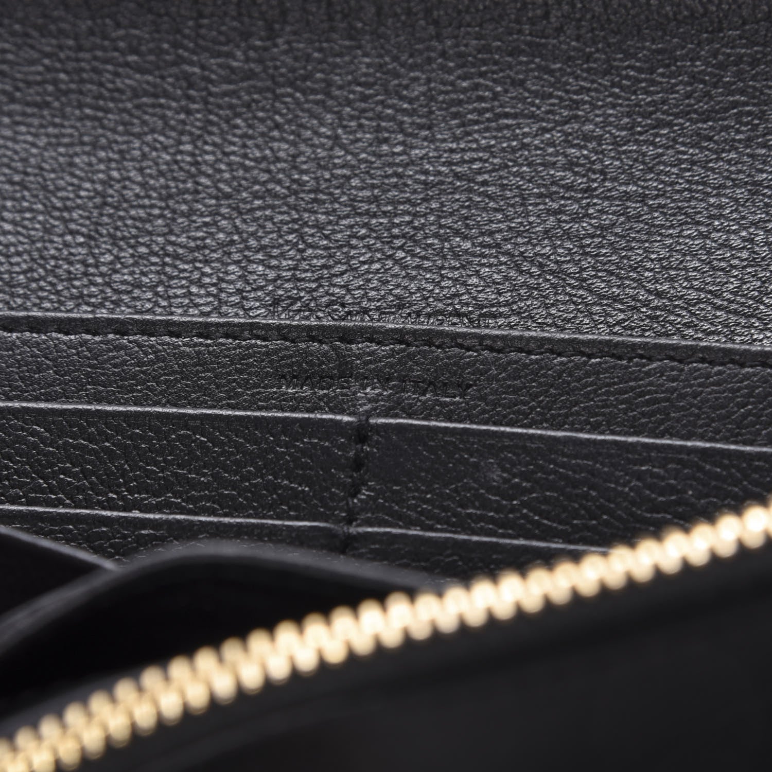 Saint Laurent Chevre Belle De Jour Flap Wallet Black 7 of 7