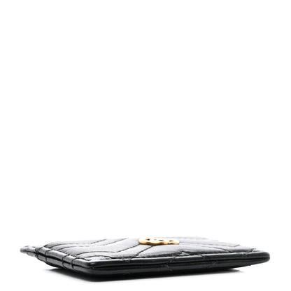 Gucci Calfskin Matelasse GG Marmont Card Holder Black 4 of 7