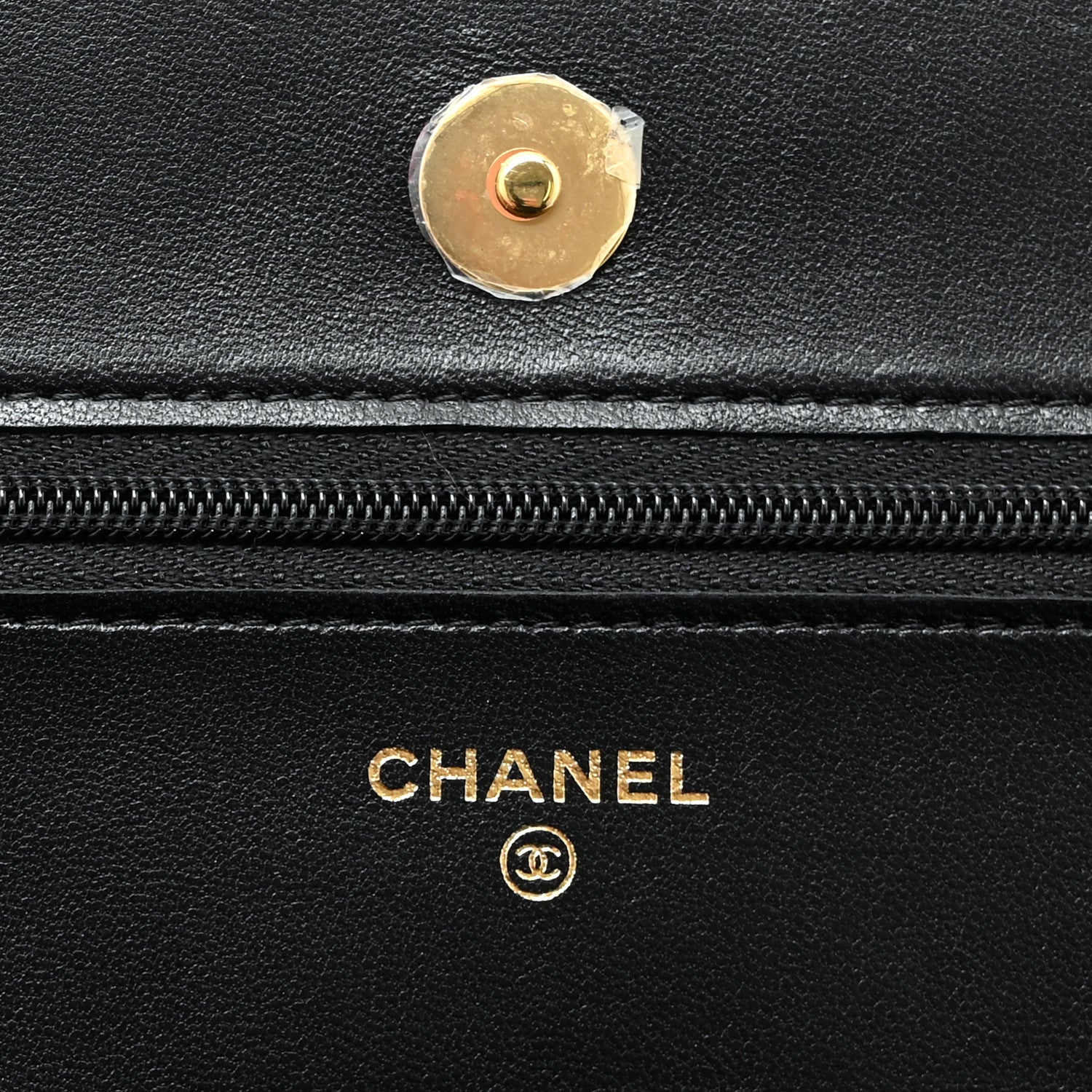 Chanel Lambskin Quilted Enamel Coco Casino Wallet On Chain WOC Black 6 of 11