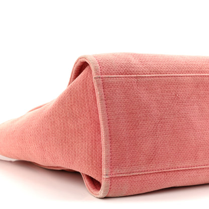 Chanel Canvas Medium Deauville Tote Red 9 of 14