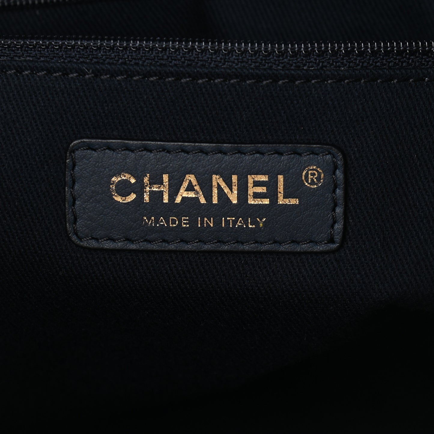 Mixed Fibers Small Deauville Tote Navy Blue