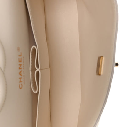 Chanel Caviar Quilted Medium Double Flap White 5 of 11