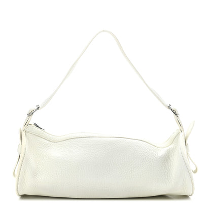 Hermes Taurillon Clemence Sac Doremi 35 White 1 of 12