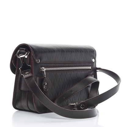 Proenza Schouler Diamond Calfskin Embossed Mini PS11 Classic Shoulder Bag Dark Brown 3 of 11