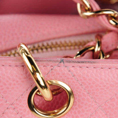 Chanel Caviar Quilted Petit Timeless Shopping Tote PTT Pink 7 of 10