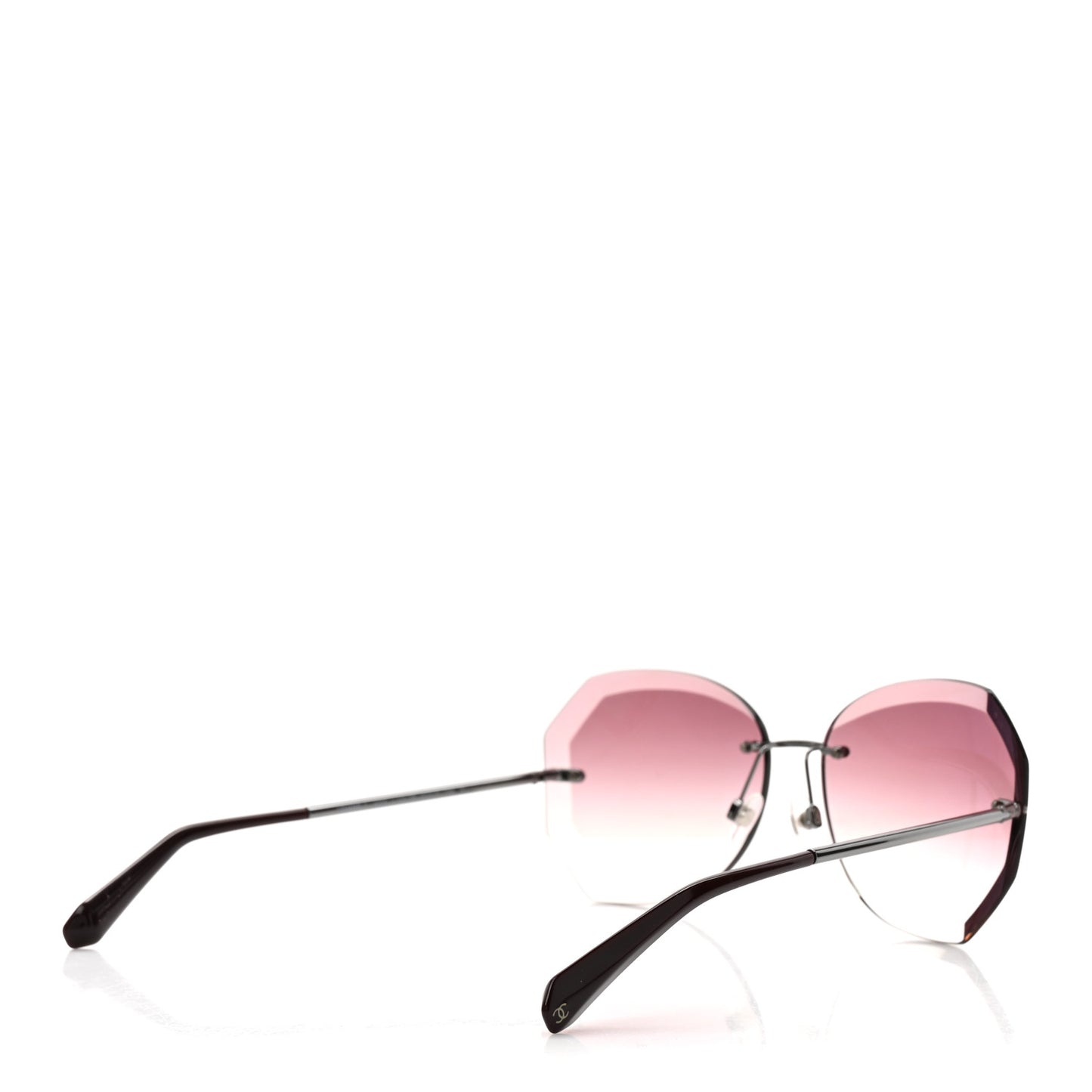 Metal Spring Round Sunglasses 4220 Pink