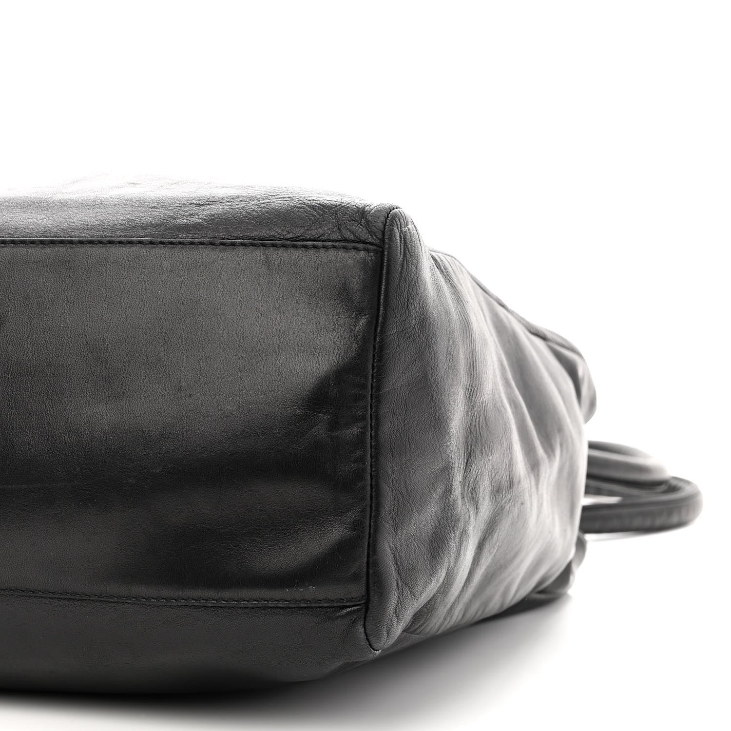 Prada Soft Calfskin Tote Black 9 of 10