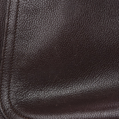 Tom Ford Pebbled Calfskin Large Jennifer Dark Brown 7 of 14