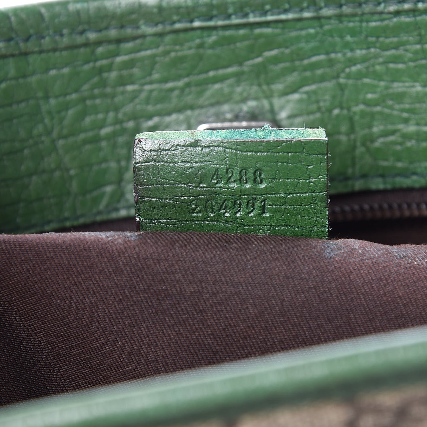 GG Plus Monogram Medium Joy Tote Green
