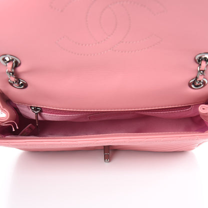 Chanel Lambskin Quilted Small CC Crossing Flap Pink 5 of 11