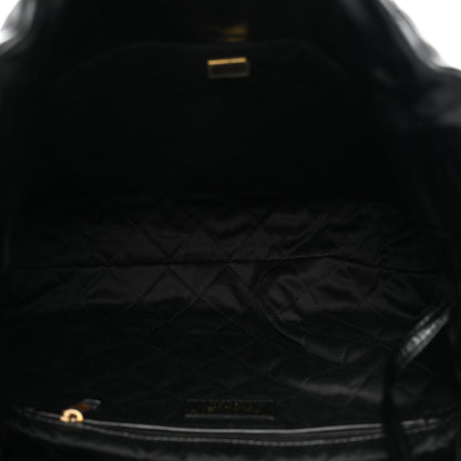 Chanel Shiny Calfskin Quilted Small Chanel 22 Black 6 of 11