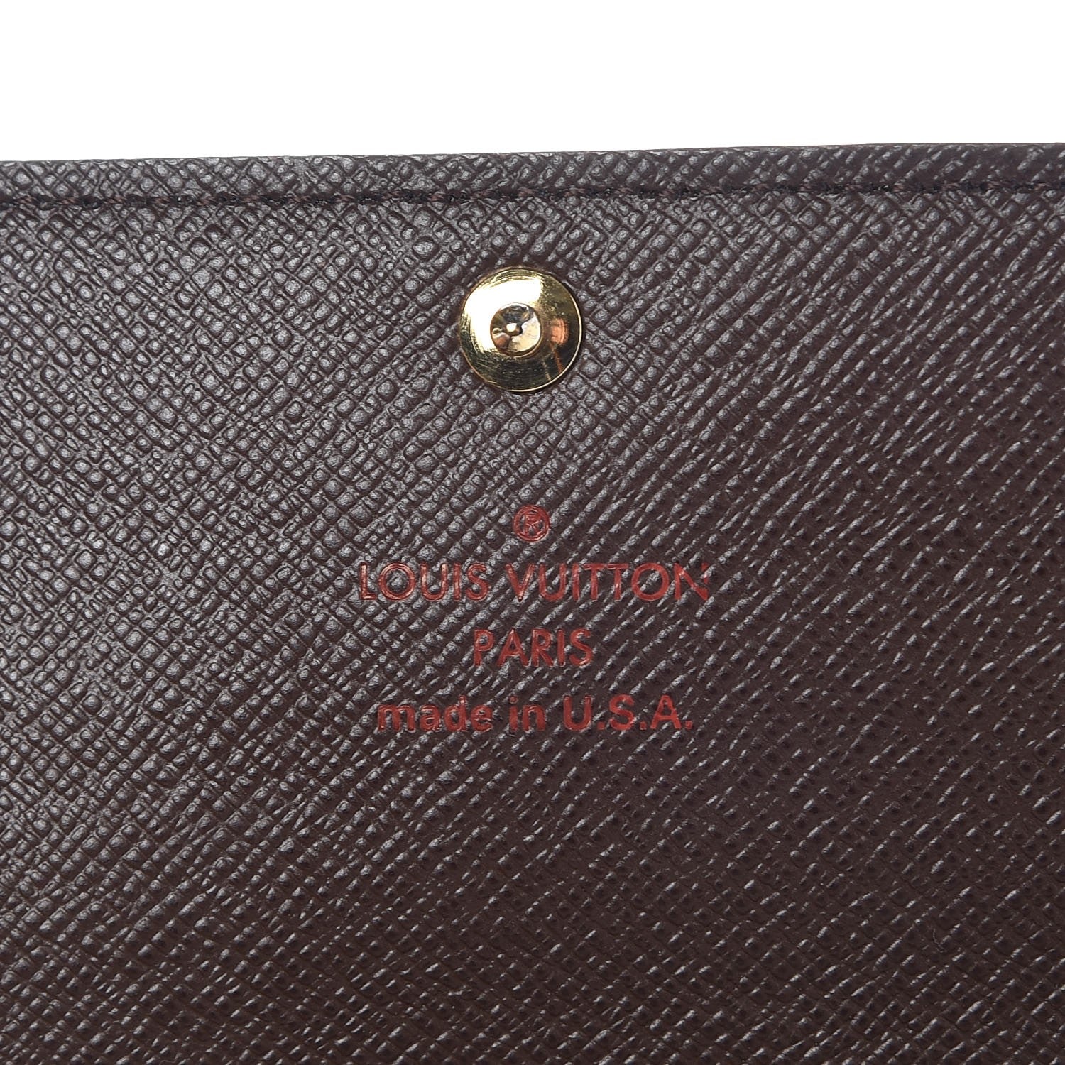 Louis Vuitton Damier Ebene Sarah Wallet 6 of 7