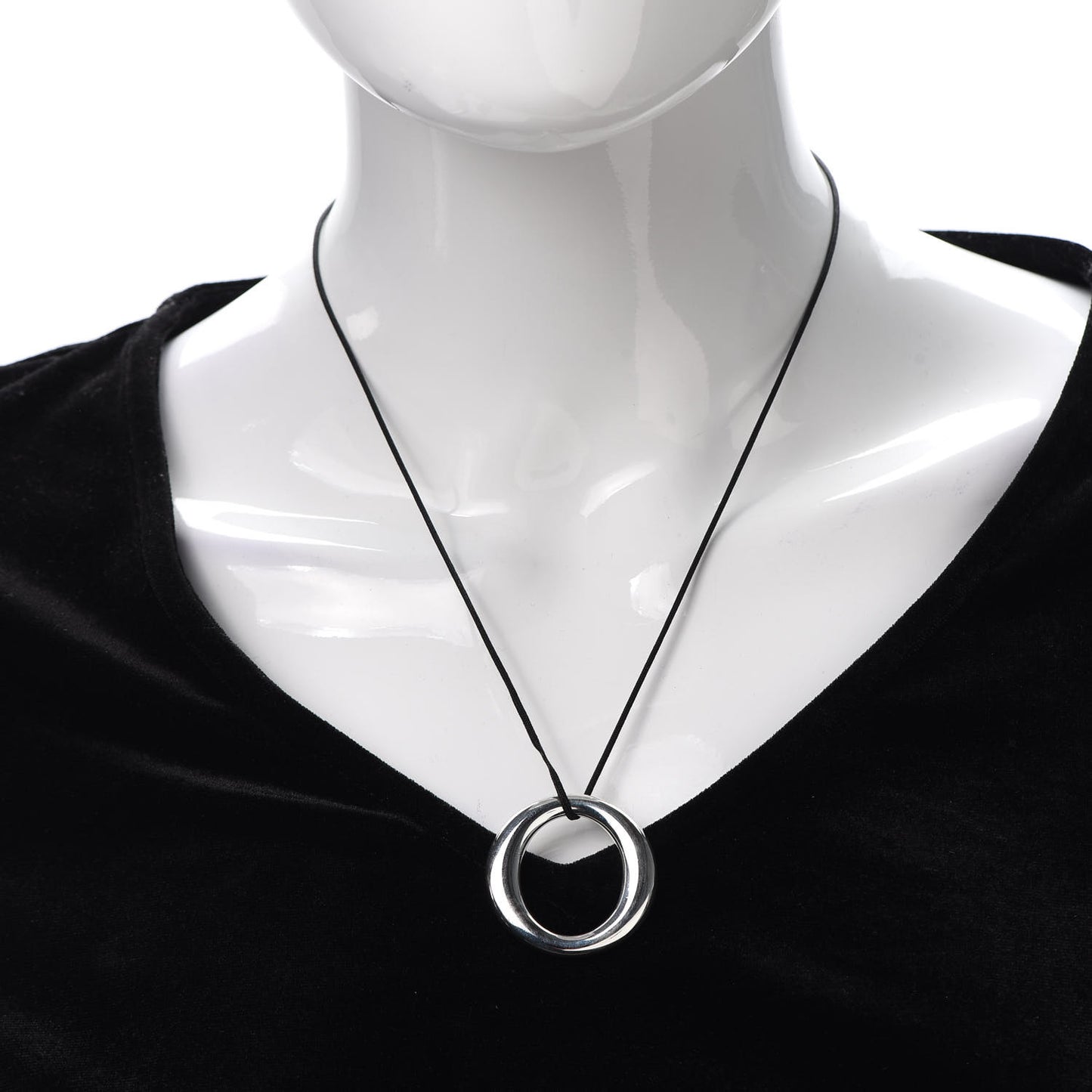 Sterling Silver Elsa Peretti Sevillana Pendant Necklace