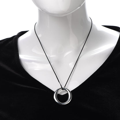 Tiffany Sterling Silver Elsa Peretti Sevillana Pendant Necklace 2 of 6