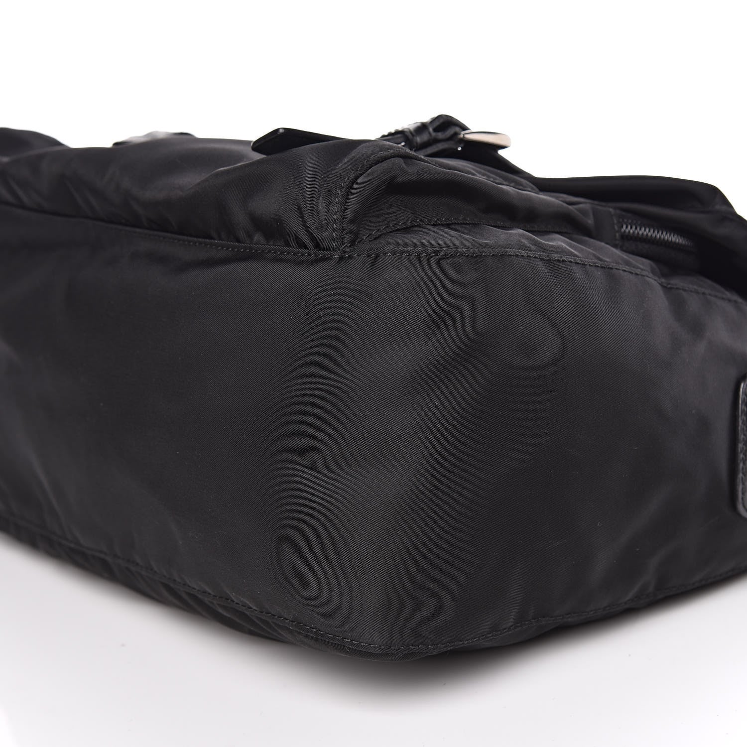 Prada Nylon Vela Messenger Bag Black 8 of 10